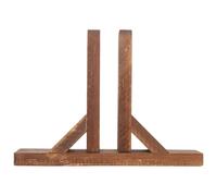 Base en Bois Massif pour Séparateur D'écran, Support Stable sans Perçage | Bois Marron, Finition Naturelle Minimaliste, Surface Lisse, pour Panneaux Lattés et Cloisons de Pièce