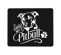 Base en Caoutchouc Tapis de Souris Gaming, J'aime Mes Chiens, Lavable Tapis de Gaming, Gamer Mouse Pad, 25X30cm, Ordinateur, Souris, Joueurs Professionnels