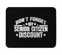 Base en Caoutchouc Tapis Souris, N'oubliez Pas Mon Jeu de Mots sur Les réductions pour Les Seniors : Un Dicton hilarant pour Les retraités Mouse Pad Confort Tapis de Souris d'Ordinateur