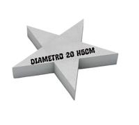 Base en polystyrène en forme d'étoile pour gâteau design, blanc, 20 cm de diamètre x 5 cm de hauteur, support professionnel pour gâteaux décoratifs et pâtisseries