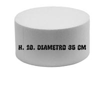Base en polystyrène rond Diamètre 35 cm H10 cm - Support professionnel pour gâteaux et gâteaux design