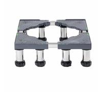 Base extraíble para lavadora, base ajustable de 45 a 70 cm, para secadora, frigorífico, alta resistencia, amortiguador y reducción de ruido (8 pies de ventosa)