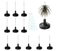 Base Fixe pour appât d'oursin Supports verticaux universels à Base Fixe, 12 | Rangement de leurres Pour camping, pêche en mer, rivière, lac, ruisseau, shallow jigging, trolling et
