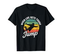 Base Jumping Motif - Falaise Saut Parachute T-Shirt