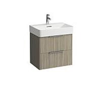 Laufen Base pour meuble sous-lavabo Val, 2 tiroirs, pour WT H810283, 585x390mm, H402252110, Coloris: LumiÃšre d'orme - H4022521102621
