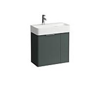 Laufen Base pour meuble sous-lavabo Val, 2 portes, pour WT H815285, 585x290mm, H402552110, Coloris: Trafic gris - H4025521102661