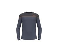 Odlo - Première couche technique en laine de mérinos - BL Top Crew Neck L/S Revelstoke PW 150 Folkstone Gray India Ink pour Homme - Taille S - en Laine - Gris Gris S