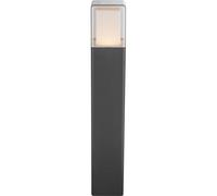 Base LED lampadaire extérieur support de terrasse spot en aluminium noir Globo 34576
