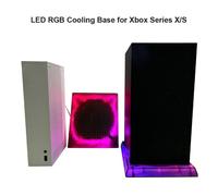 Base Led Rgb Pour Console De Jeu, Pour Xbox Série X/S, Support De Jeu Avec Télécommande, Application De Dissipation De La Chaleur, Accessoire Usb Pour Xbox