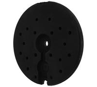 Base Lestée de Lampadaire en Plastique Noir, Contrepoids Stable | Pièce de Rechange pour Bases de 240x22 Mm, Installation Facile, pour Lampadaires au Sol