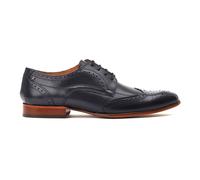 Base London Barbera Chaussures Formelles En Cuir Pour Hommes Noires