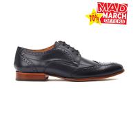 Base London Barbera Chaussures Formelles En Cuir Pour Hommes Noires