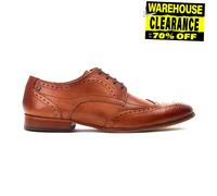 Base London Barbera Chaussures Formelles En Cuir Pour Hommes Tan