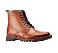 Base London Homme Boone Bottes Richelieu, Peau, 42 EU
