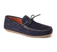 Base London Brooks Leather Mocassins pour homme Bleu marine 43