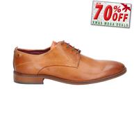 Base London Chaussures Derby Formelles Décontractées Pour Hommes Tan