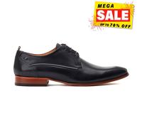 Base London Gambino Chaussures Derby Classiques Pour Hommes Noires
