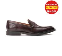 Base London Mocassins Kennedy Homme Cuir à enfiler Classique Marron