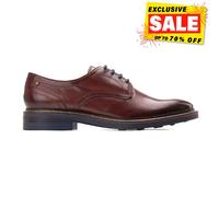 Base London Mawley Hommes Classique Mode Habillé Smart Chaussures Derby Marron