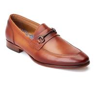 Base London Mocassins en cuir avec boucle Russo pour homme, peau, 42 EU