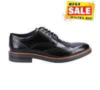Base London Woburn Hommes Habillé Mode Smart Chaussures Brogues Noir