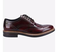 Base London Woburn Haut Eclat Cuir Homme Habillé Créateur Richelieu Bordo