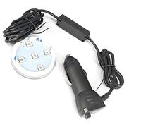 Base lumineuse LED pour purificateur d'air liquide Gracemate Poppy 12 V 24 V RGB Prise cigare