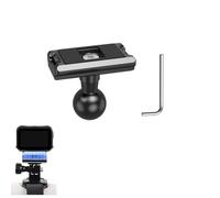 Base magnétique compatible avec DJI Osmo Nano, support d'interface 6,35 mm pour module émetteur vidéo (adaptateur à tête sphérique de 17 mm)