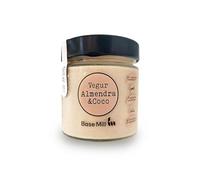 Base Mill Pack de 6 Vegur (Yaourt Végétal) Almendra & Coco Ecológico (200g) - 100% Naturel, Végan, Sans Gluten, Sans Sucres Ajoutés, Sans Conservateurs