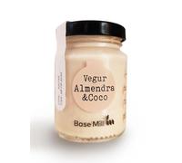 Base Mill Pack de 8 Vegur (Yaourt Végétal) Almendra & Coco Ecológico (100g) - 100% Naturel, Végan, Sans Gluten, Sans Sucres Ajoutés, Sans Conservateurs