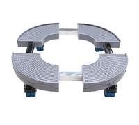 Base mobile multifonction avec roulettes pour machine à laver et réfrigérateur, support polyvalent, mobilité facile, design robuste pour une utilisation pratique à la maison.