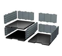 Base modulodoc 110mm noir et gris Noir G