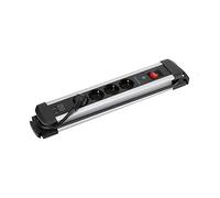 Base Multiple extrapower 4 Prises 16A 250V + 2 câble USB 1,5m 3G1,5 avec Protection en Aluminium SIMON