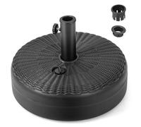 Base/Pied de Parasol Rond Lestée 45CM en HDPE avec Réservoir Rechargeable Rempli d'Eau/Sable 30kg - COSTWAY