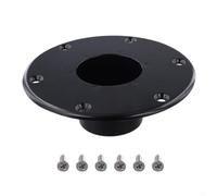 Base Pied Table RV Bateau pour aluminium 5.91po Base Pied Table | pour aluminium renforcé, diamètre 5.91po, idéal espaces mobiles, finition noire durable