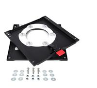 Base pivotante à 360° pour siège de véhicule récréatif, plaque de montage antirouille robuste pour Fiat Ducato Citroën Relay Peugeot Boxer 2007+
