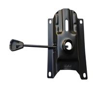 Base pivotante de rechange pour chaise de bureau - 14,2 x 17,8 cm - Espacement des trous - Base d'inclinaison pour chaise de bureau - Contrôle de l'inclinaison