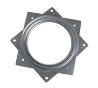 Base pivotante, Remplacement de pièces chaise bureau, plaque pivotante en métal à roulement billes paresseux 3/4/6 pouces, rotation 360 degrés, présentoir rotatif, plaques tournantes(6inch)