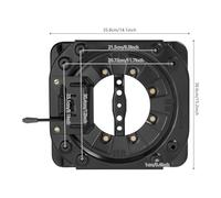 Base pivotante robuste en acier de 3 mm, pivotante à 360 degrés, for camping-car, camping-car, bateau, camion, bus