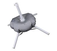 Base pliable en acier pour campagnes extérieures Camping Parapluie Parapluie 3 2 cm de diamètre Piquet d'ancrage de sable Accessoires de camping de plage Plusieurs scènes Support de parapluie