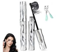 Base Pour Cils En Tube D'acier, Base Pour Mascara En Tube D'acier, Mascara Allongeant Et Recourbant, Résistant À L'eau Et À La Transpiration, Effet Naturel Et Sans Bavures(1pc)