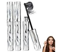 Base Pour Cils En Tube D'acier, Base Pour Mascara En Tube D'acier, Mascara Allongeant Et Recourbant, Résistant À L'eau Et À La Transpiration, Effet Naturel Et Sans Bavures(2pcs)