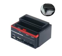 Base pour double disque dur SATA / IDE USB2.0, 3Gbps, duplicateur Super rapide, grande vitesse, C7AB