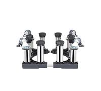 Base pour Frigo congélateur Hauteur totale 8.6in Support Roulette Machine Laver Réglable Largeur/longueur 16in-25in Socle Chariot lave-vaisselles Coussin Antichoc (8 legs 4 wheels,22cm)