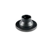Base pour poteau Lanterne en thermoplastique noir. Indispensable pour fixation à terre.