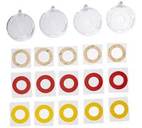 Base pour Protections de Sécurité, 16mm Bouton, 63.50mm x 64mm x 63.5mm, Transparent