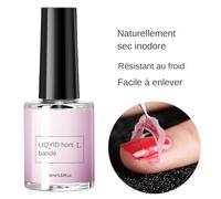 Base Pour Vernis Gel Décollable,Base Décollable Pour Gel - Enlèvement Facile Adhésion Forte Séchage Rapide Colle 15ml pour Art des Ongles Usage Quotidien Salon Maison Carnaval Personnel Mariage