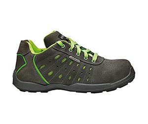 Base Protection, Ace Chaussure de Sécurité pour Hommes et Femmes, Gris Foncé E Vert, Taille 38