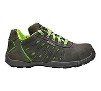 Base Protection, Ace Chaussure de Sécurité pour Hommes et Femmes, Gris Foncé E Vert, Taille 39