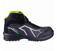 Base Protection, Oren Top Botte de Sécurité pour Femmes et Hommes, Noir et Vert, Taille 43